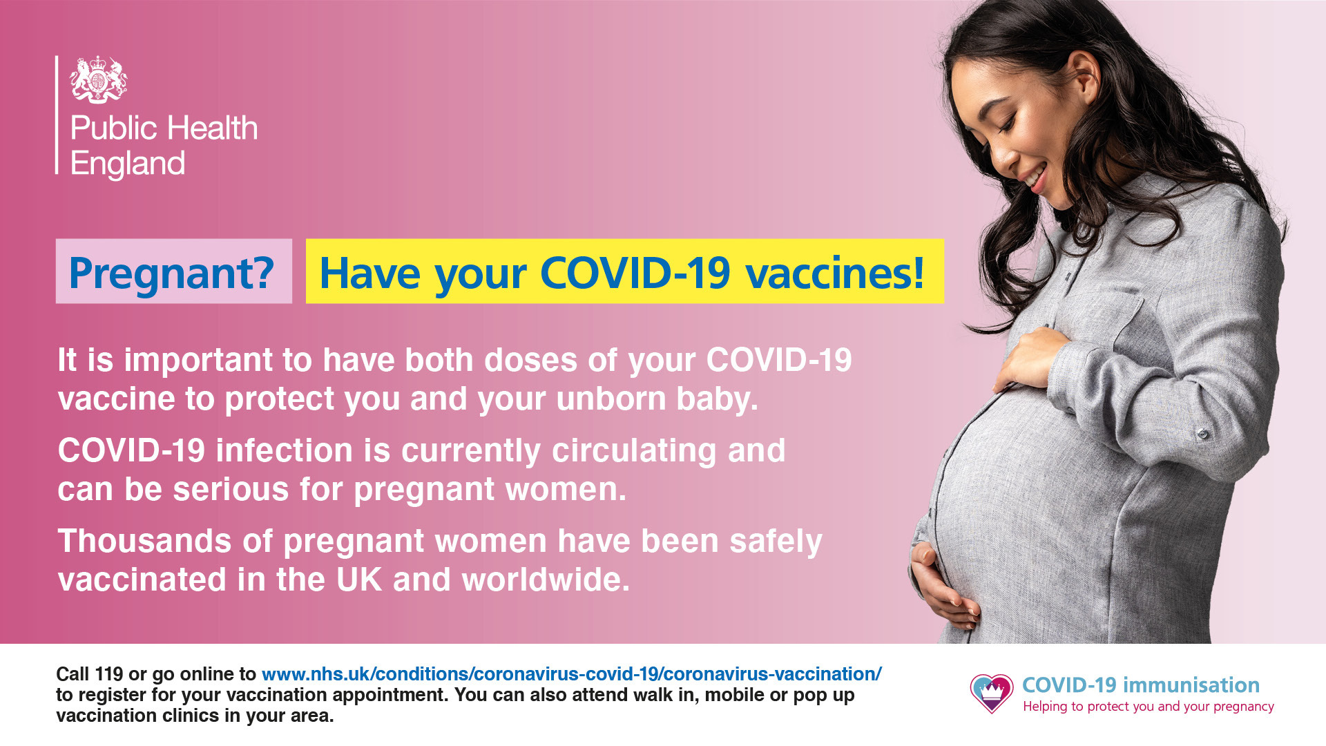 Pregnant? Have your COVID-19 vaccines!
